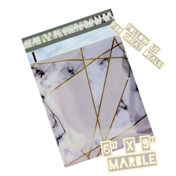 Other - 50 Marble 6x9 Poly Mailers